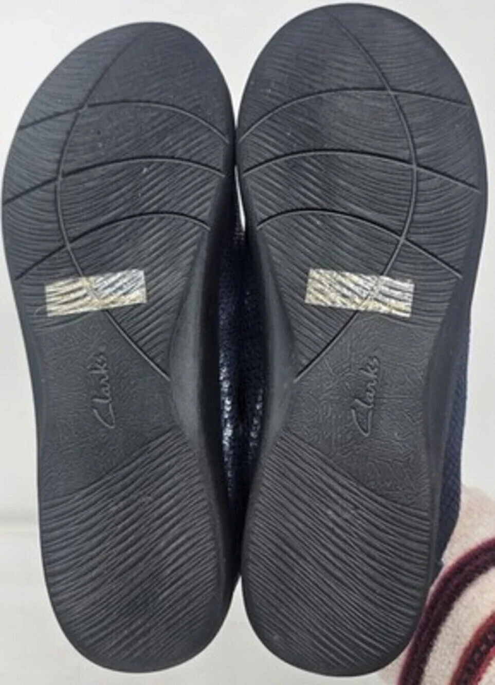 Comfort Slip-On Flats in Navy Blue